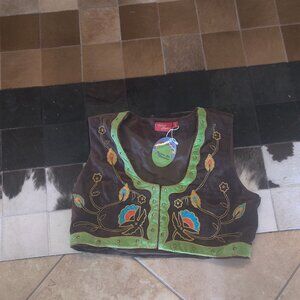 Hippie Shake velvet vest size 20 UK new